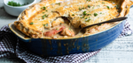 Lobster and Shrimp Pot Pie with Puff Pastry