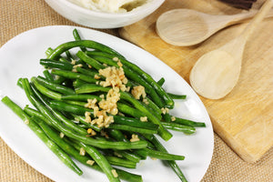 GREEN BEANS – with shallots - Holiday Meal- Home Cuisine